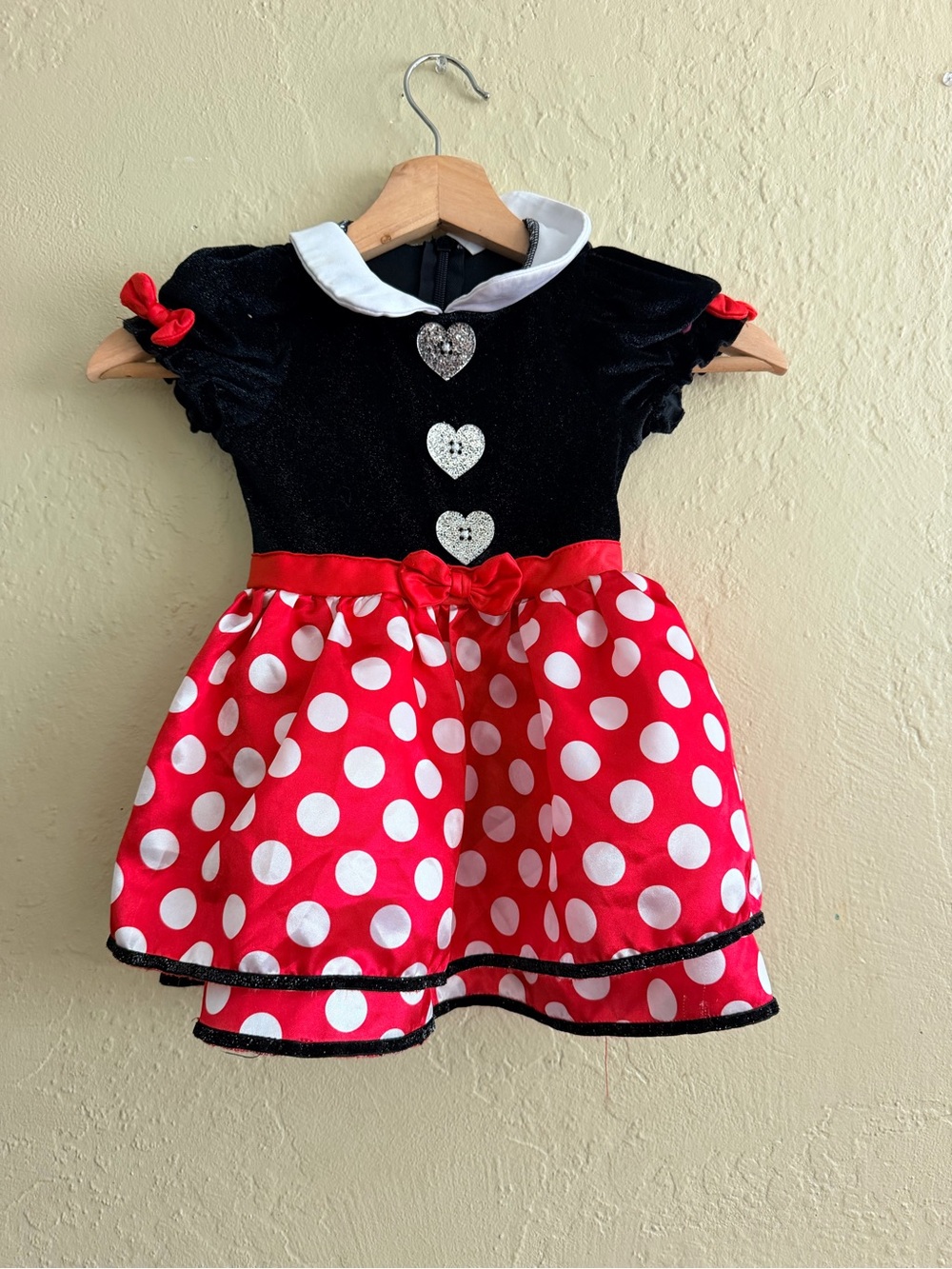 Disney Red, White & Black Polka Dot Dress Costume
